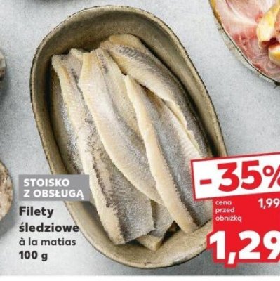 Filety śledziowe à la matias 100 g promocja w Kaufland