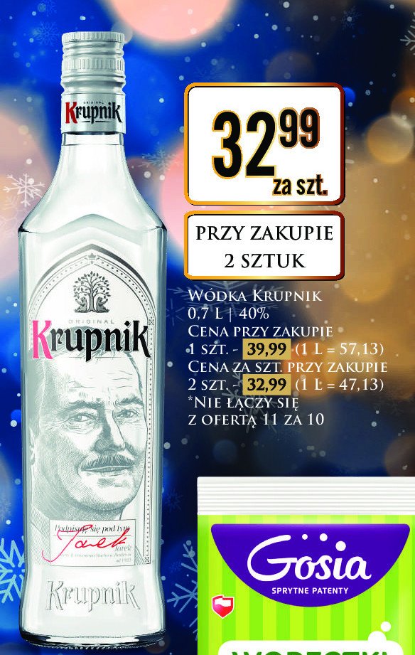 Wódka Krupnik vodka promocja