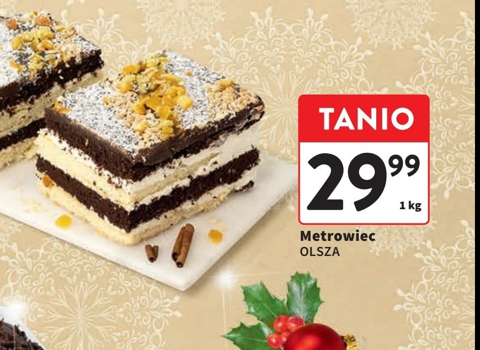 Metrowiec Cukiernia olsza promocja w Intermarche