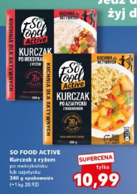 Kurczak po meksykańsku z ryżem promocja w Kaufland