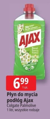 Płyn do mycia podłóg Ajax Floral Fiesta promocja w Leclerc