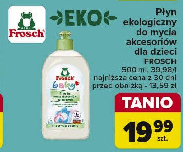 Płyn do mycia akcesoriów dziecięcych Frosch baby promocja