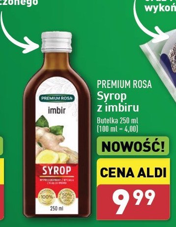 Syrop z imbiru Premium rosa Herbi baby promocja