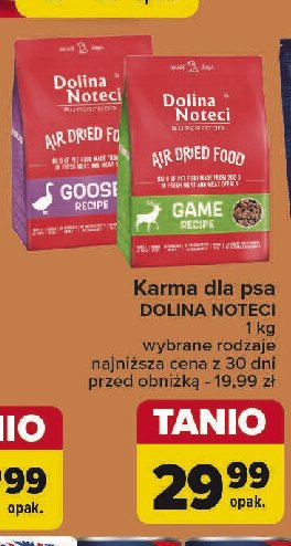 Karma dla psów z gęsią DOLINA NOTECI SUPERFOOD promocja