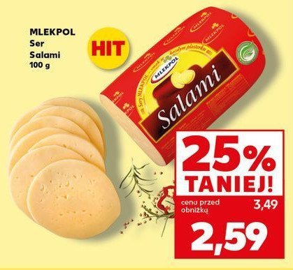 Ser salami Mlekpol salami promocja