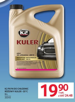 Płyn do chłodnicy różowy Kuler -35°C 5L promocja w Selgros