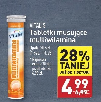 Multiwitamina pomarańczowa Vitalis promocja