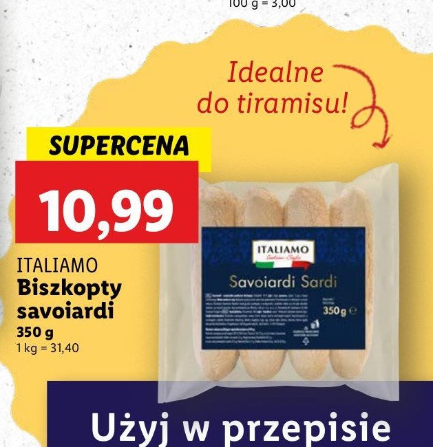 Biszkopty savoiardi Italiamo promocja