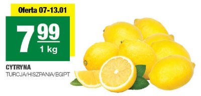 Cytryna Turcja/Hiszpania/Egipt promocja w SPAR