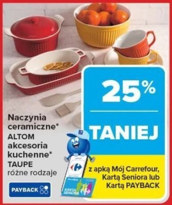 Naczynia ceramiczne różne rodzaje ALTOM promocja w Carrefour