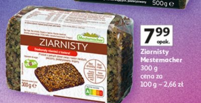 Ziarnisty Mestemacher promocja w Auchan