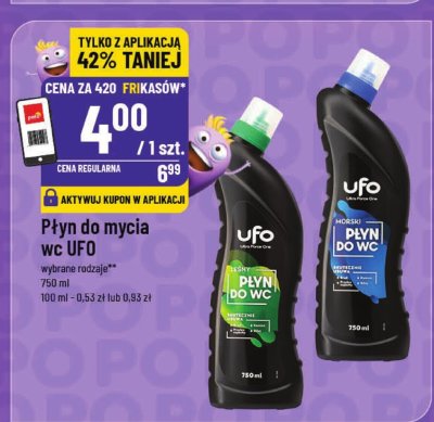Płyn do mycia WC UFO promocja w POLOmarket