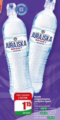 Woda niegazowana Sport promocja w Dino