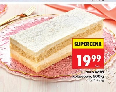 Ciasto Raffi kokosowe promocja w Biedronka