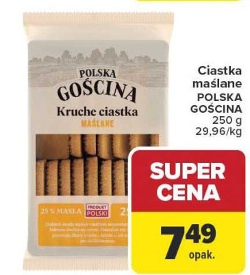 Ciastka kruche ciastka Polska Gościna promocja w Carrefour