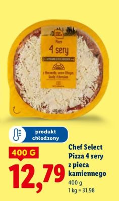 Pizza 4 sery z pieca kamiennego promocja w Lidl