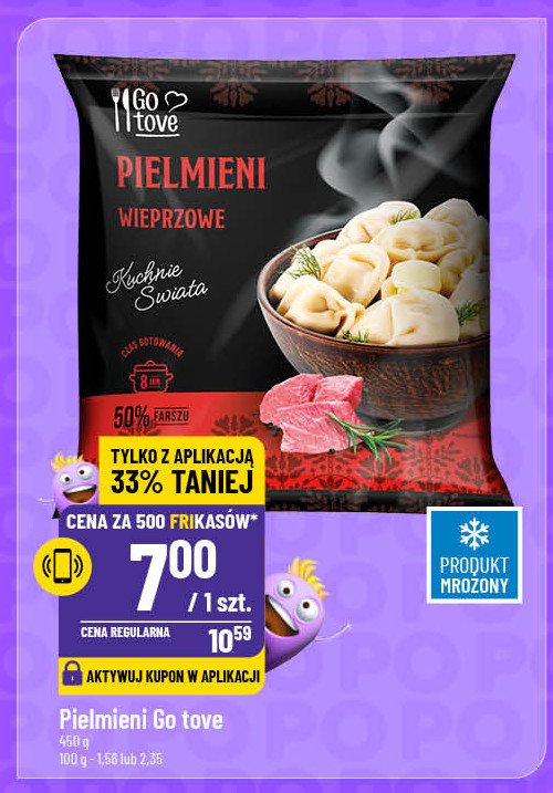 Pielmieni wieprzowe Gotove promocja w POLOmarket