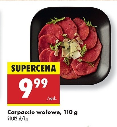 Carpaccio wołowe promocja