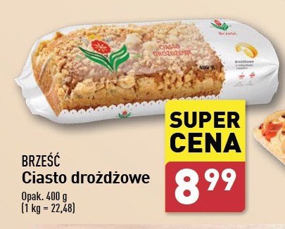 Ciasto drożdżowe z masłem Brześć promocja w Aldi