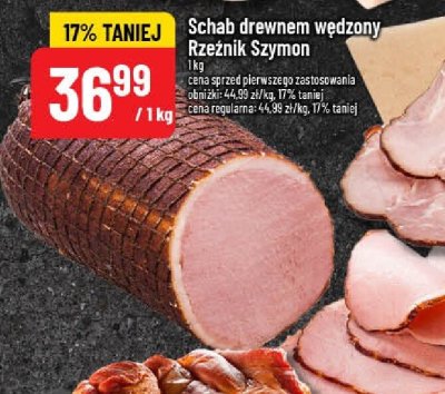 Schab drewnem wędzony Rzeźnik Szymon promocja w POLOmarket
