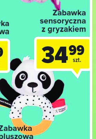 Zabawka pluszowa z piszczkiem i gryzakiem panda Canpol babies promocja