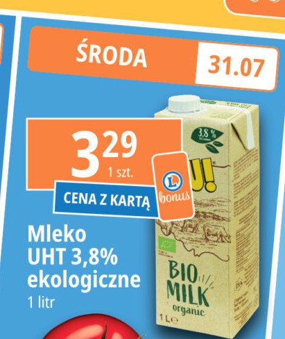 Mleko 3.8% Mu! promocja