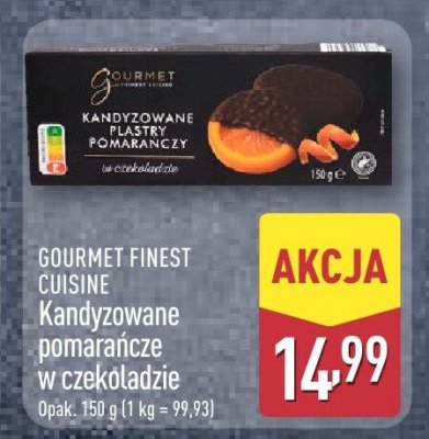 Kandyzowane pomarańcze w czekoladzie promocja w Aldi