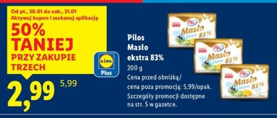 Masło promocja w Lidl