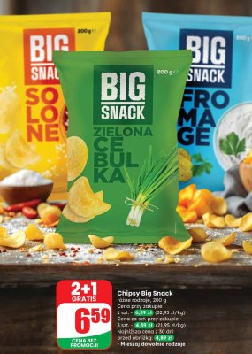 Chipsy Big Snack promocja w Dino
