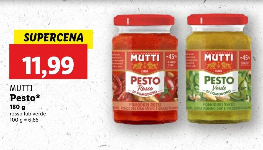 Pesto rosso Mutti promocja