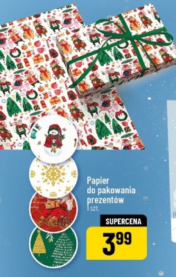 Papier do pakowania prezentów promocja w POLOmarket