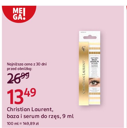 Baza i serum do rzęs Christian laurent supreme growth promocja w Rossmann