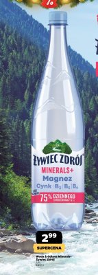 Woda źródlana Minerals+ 1,2 l promocja w Netto