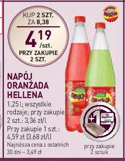 Oranżada zielona Hellena oranżada promocja