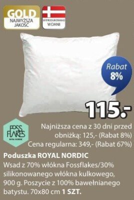Poduszka NORDIC promocja w Jysk
