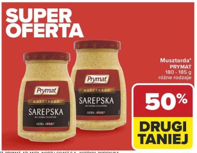 Musztarda Sarepska PRYMAT promocja w Carrefour