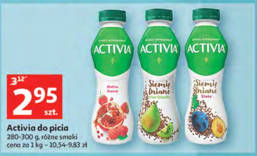 Jogurt malina-granat Danone activia promocje