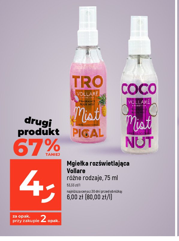 Mgiełka tropical mist Vollare promocja