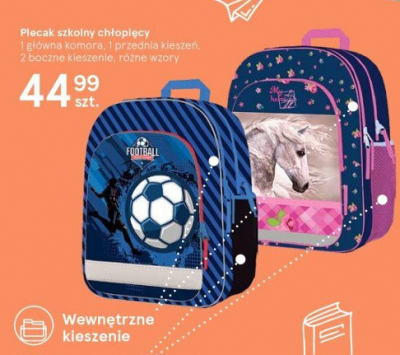 Plecak szkolny football Karton p+p promocja