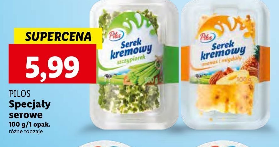 Serek ze szczypiorkiem Pilos promocja