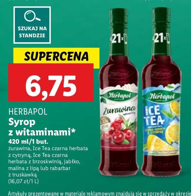 Syrop żurawina Herbapol promocja