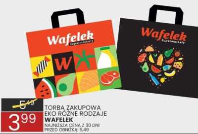 Torba zakupowa EKO różne rodzaje Wafelek promocja w Wafelek
