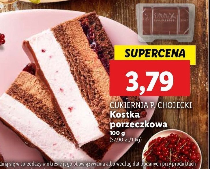 Kostka porzeczkowa Chojecki promocja