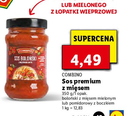 Sos pomidorowy z boczkiem Combino promocja