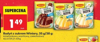 Budyń śmietankowy z cukrem promocja w Biedronka