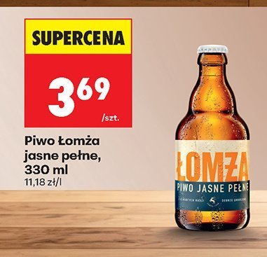 Piwo Łomża jasne pełne, 330 ml promocja w Biedronka