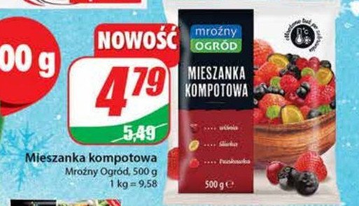 Mieszanka kompotowa Mro藕ny ogr贸d promocja