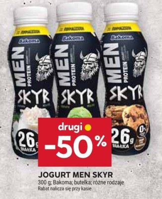 Jogurt Men Skyr butelka różne rodzaje promocja w Stokrotka