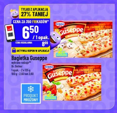 Zapiekanka z pieczarkami Dr. oetker guseppe promocja