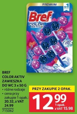 BREF COLOR AKTIV DO WC x 50 G różne rodzaje promocja w Selgros